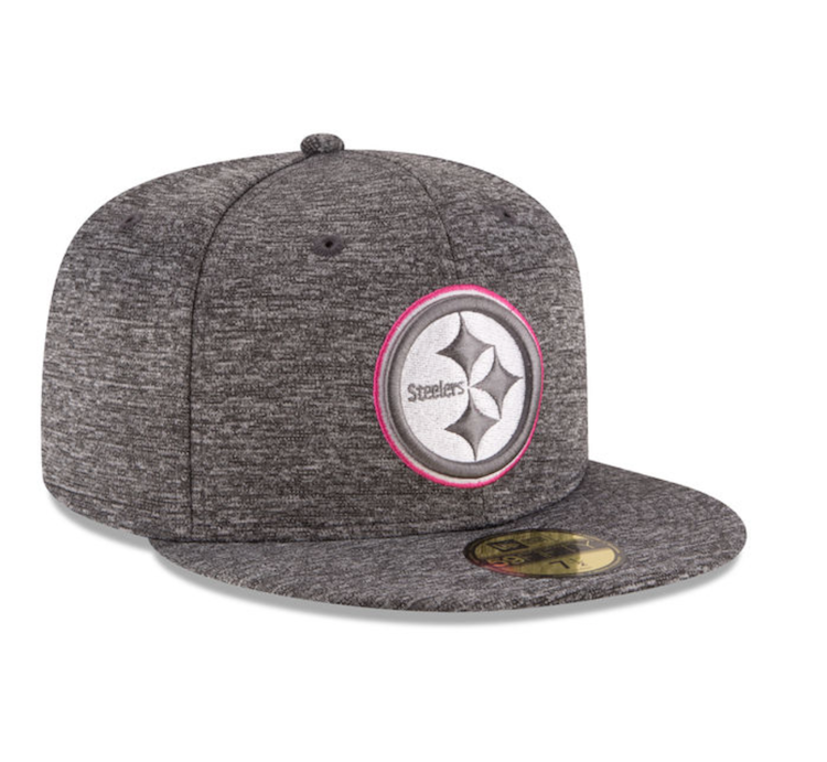New Era Steelers 2016 Breast Cancer Awareness Shadow Tech