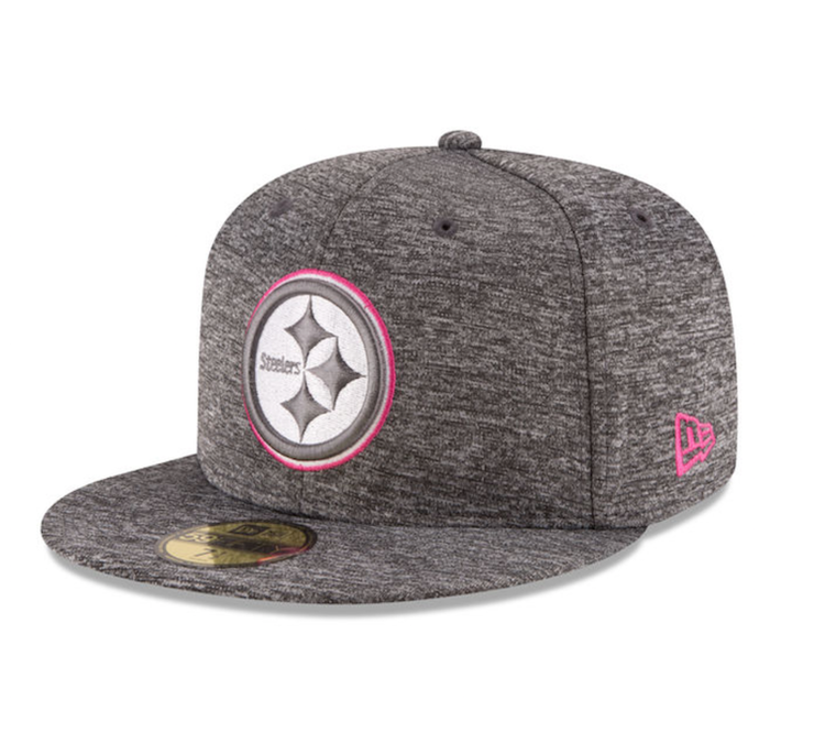 New Era Steelers 2016 Breast Cancer Awareness Shadow Tech