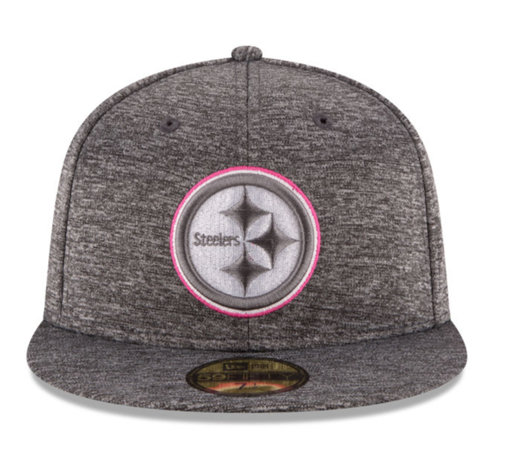 New Era Steelers 2016 Breast Cancer Awareness Shadow Tech