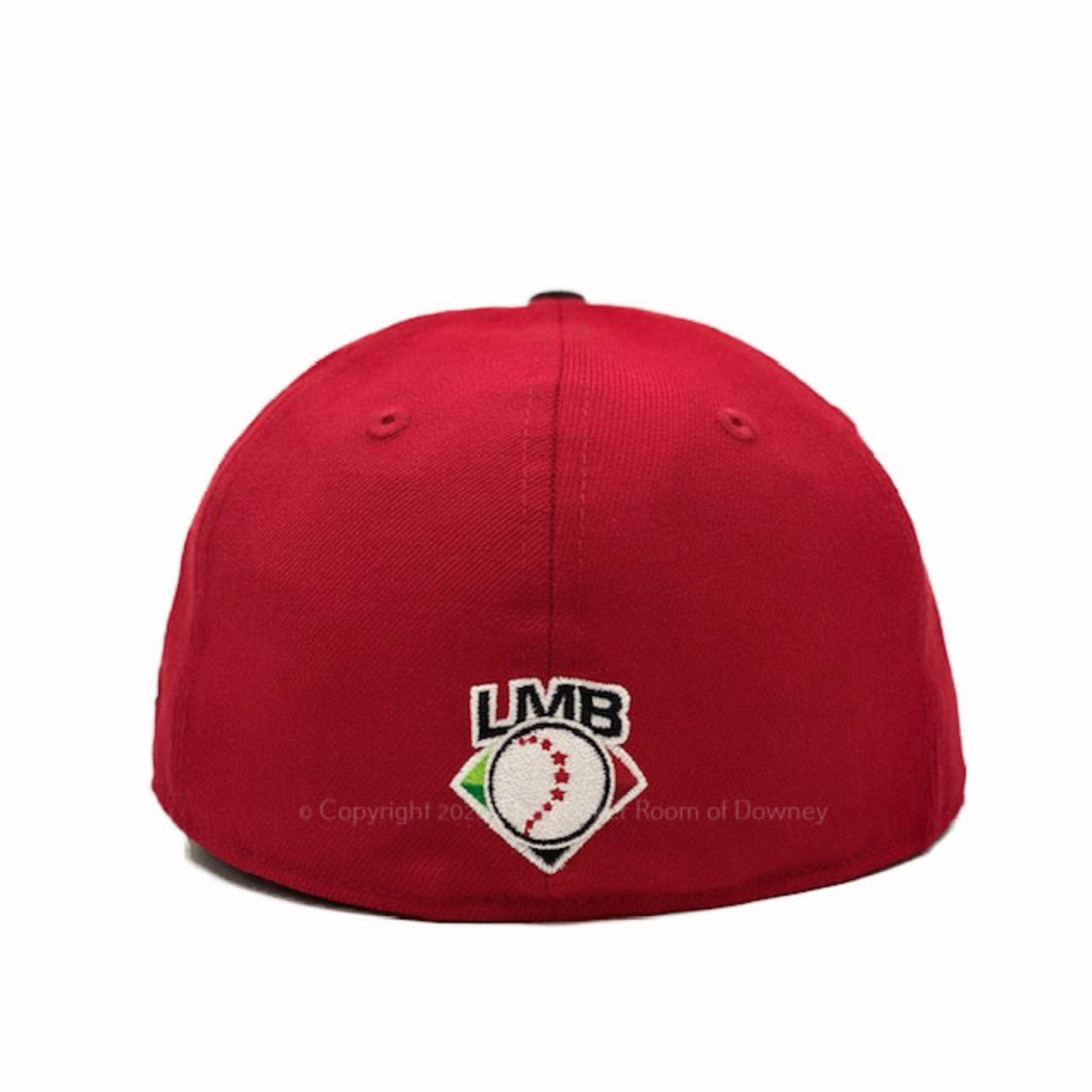 Tijuana Toros New Era LMB 59FIFTY 5950 Fitted Cap Team Color Hat Black Crown/Visor Red/White TJ Logo 6 7/8