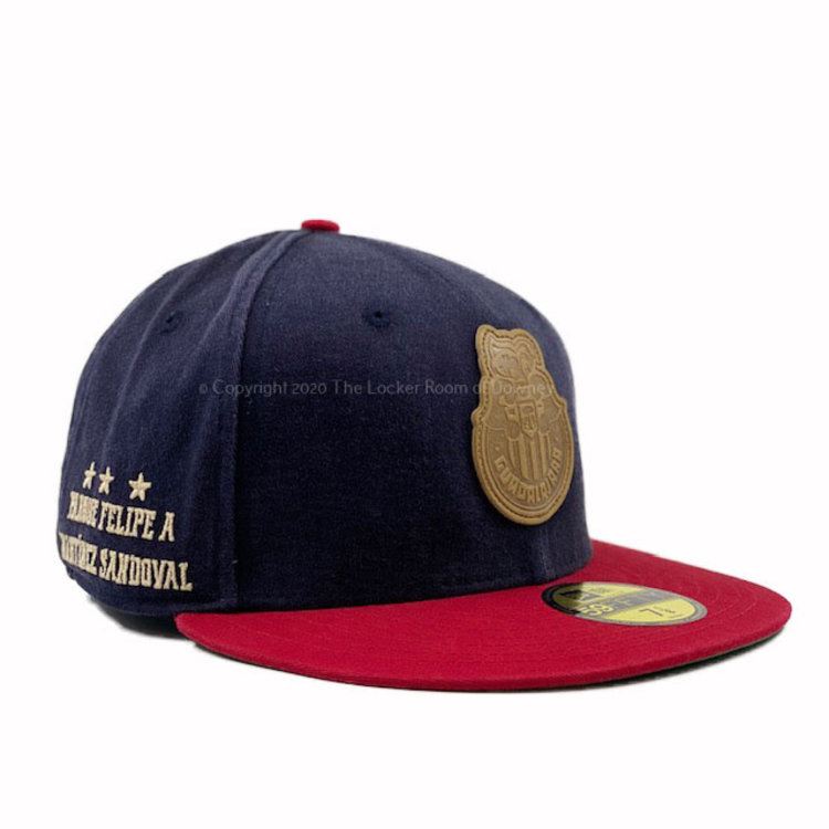New Era Liga MX Chivas Retro Leather Patch Navy/Red