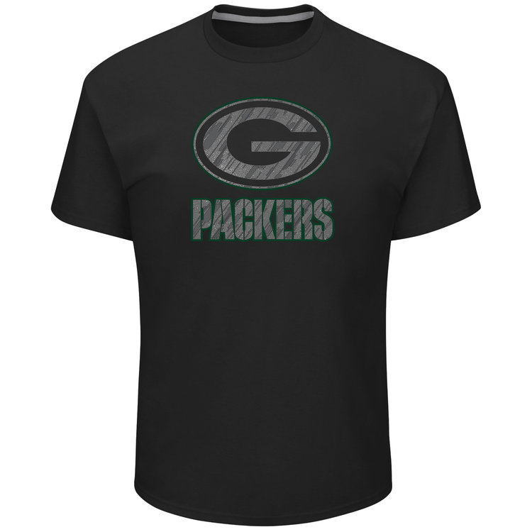 Majestic Packers M Tee Primetime Black