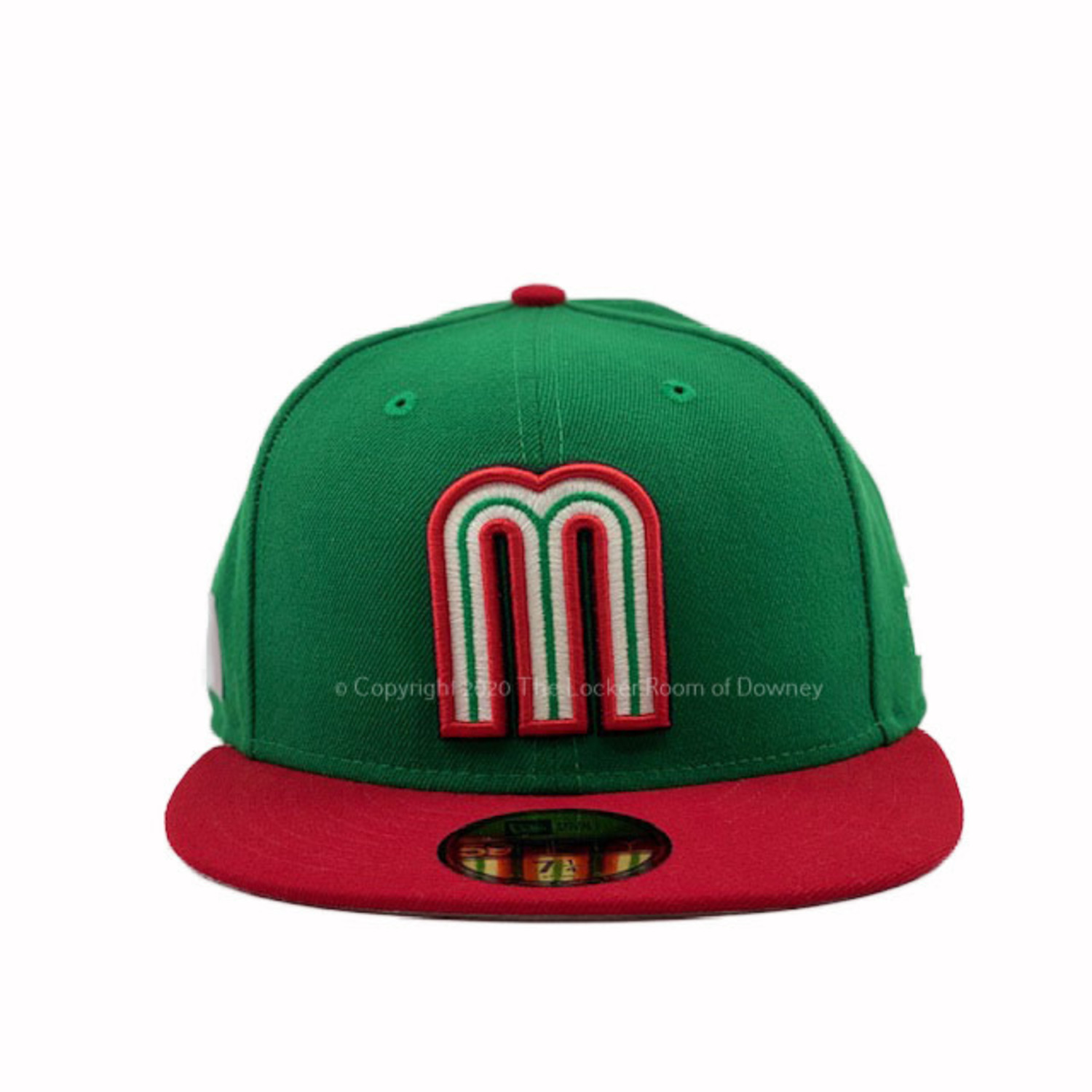 Mexico Chrome and Green WBC New Era 59FIFTY Fitted Hat