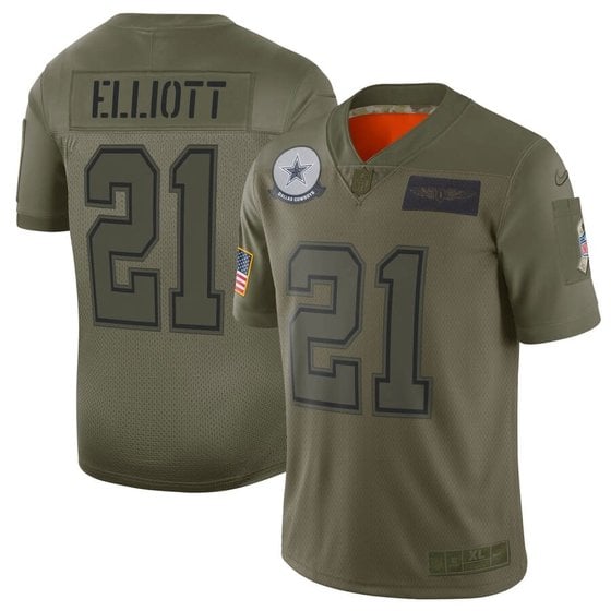 Nike NFL Dallas Cowboys M 2018 Salute To Service Prescott #4 Jersey