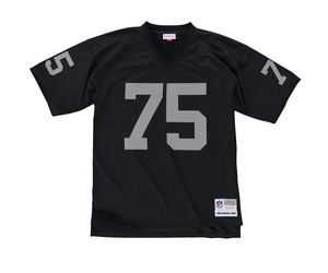 Mitchell & Ness 1994 Raiders Long #75 Throwback Jersey White/Silver Sz 56