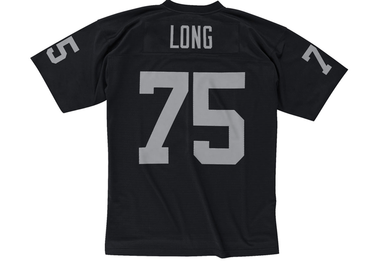 Mitchell and Ness Los Angeles Raiders Men's Mitchell & Ness 1988 Howie Long #75 Jersey Black