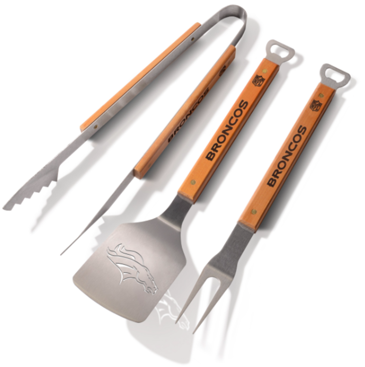You The Fan 3-Piece BBQ Set NFL Denver Broncos