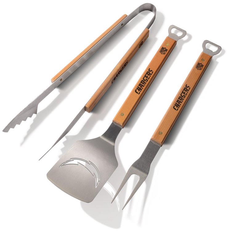 You The Fan 3-Piece BBQ Set NFL Los Angeles Chargers