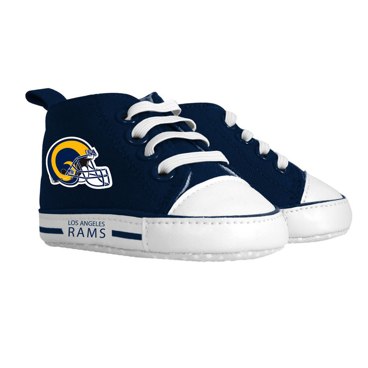 Baby Fanatics Prewalker High Top Baby Shoe NFL Rams