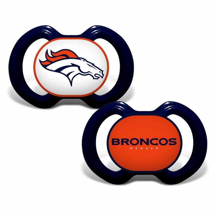 Baby Fanatics 2-Pack Pacifier NFL Broncos