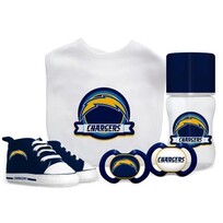 Baby Fanatics 5-piece Baby Gift Set NFL Los Angeles Chargers