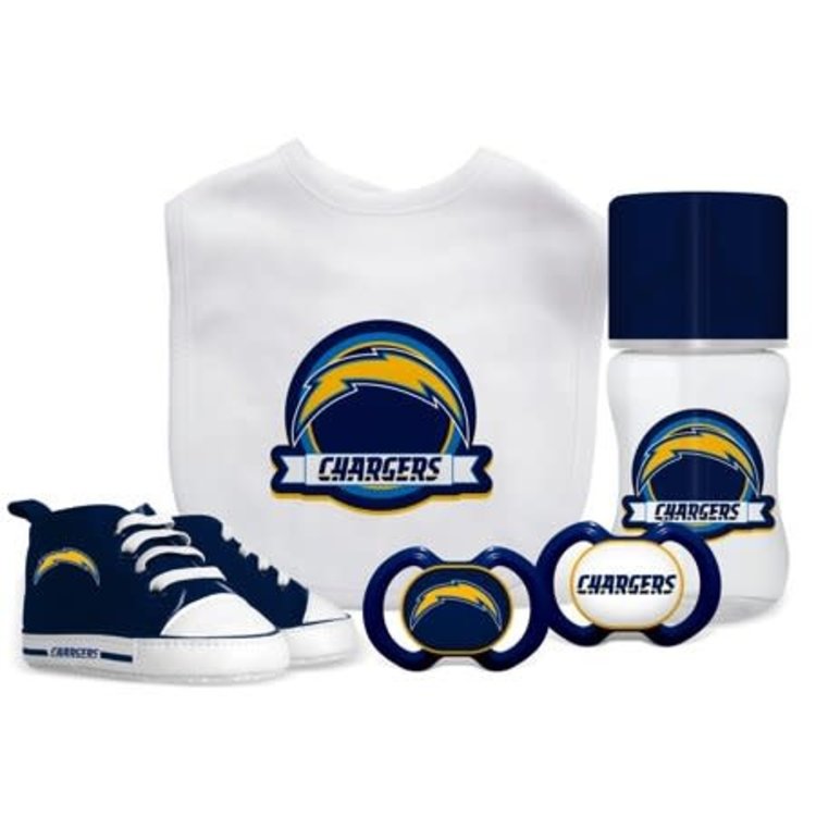 Baby Fanatics 5-piece Baby Gift Set NFL Los Angeles Chargers