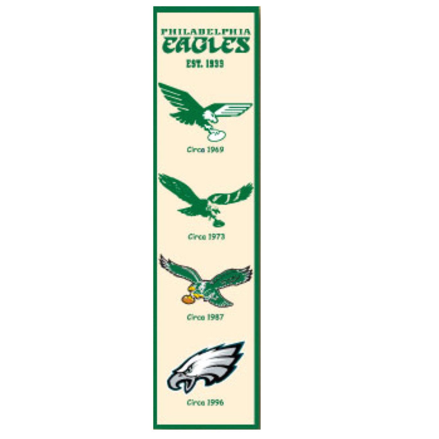 NFL Philadelphia Eagles Heritage Banner - The Locker Room of Downey