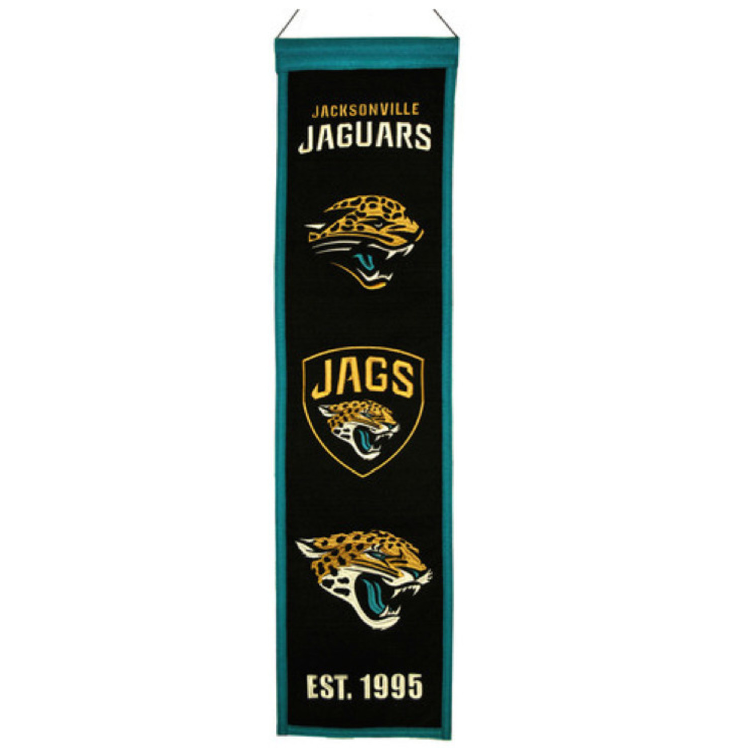 NFL Jacksonville Jaguars Heritage Banner - The Locker Room of Downey
