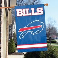 Party Animal, Inc. 2-Sided Applique Banner Flag NFL Buffalo Bills