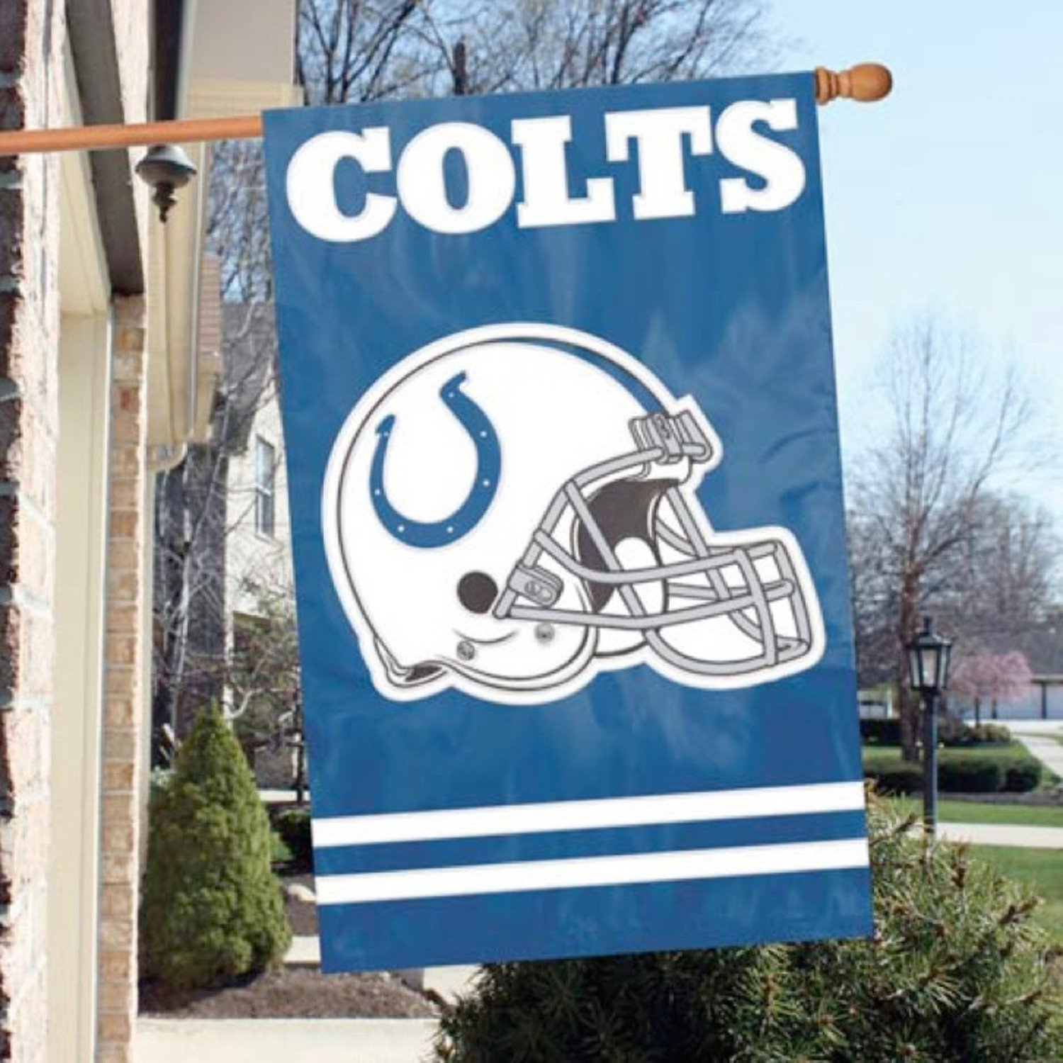 2-Sided Applique Banner Flag NFL Indianapolis Colts - The Locker