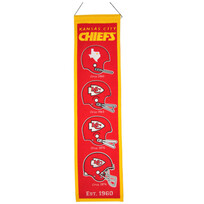 Winning Streak Sports NFL Kansas City Chiefs Heritage Banner