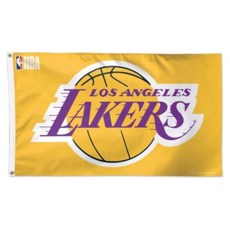 Wincraft NBA Los Angeles Lakers Wincraft 3'x5' Deluxe Yellow Flag