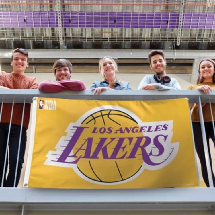 Wincraft NBA Los Angeles Lakers Wincraft 3'x5' Deluxe Yellow Flag