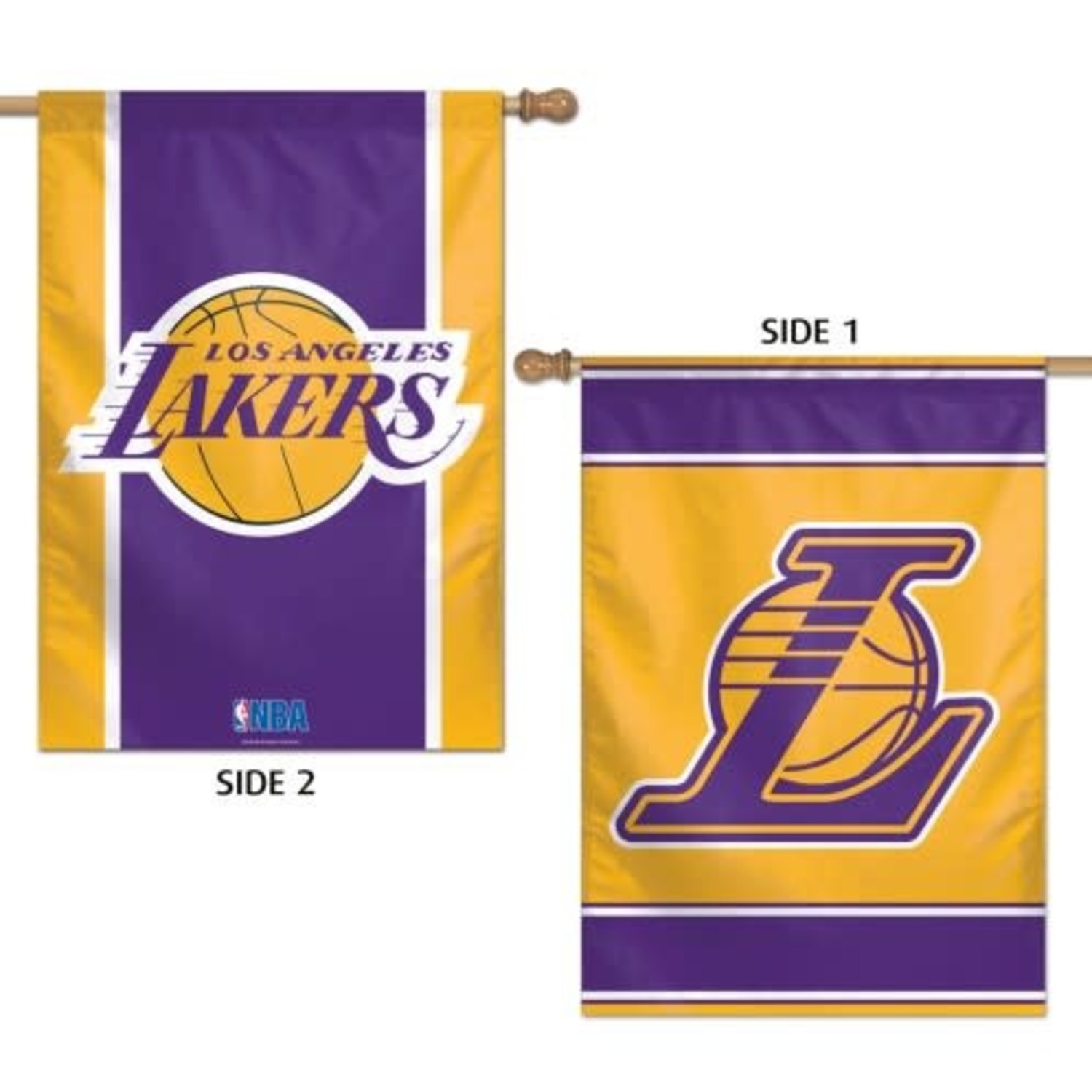 NBA Los Angeles Lakers 2-Sided Vertical Flag 28x40 - The Locker
