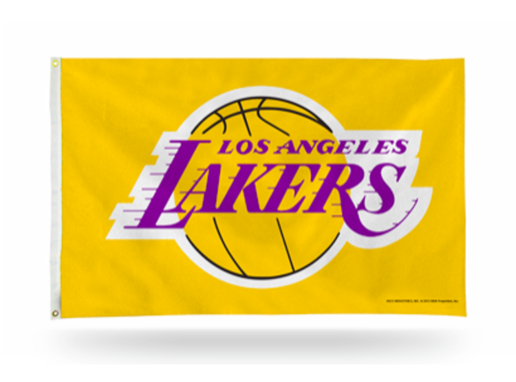 Rico Industries NBA Los Angeles Lakers Rico 3'x5' Banner Flag