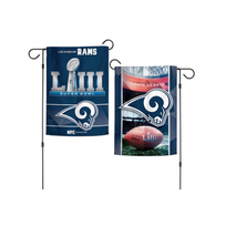 Wincraft NFL Los Angeles Rams SB53 Bound Garden/Window Flag