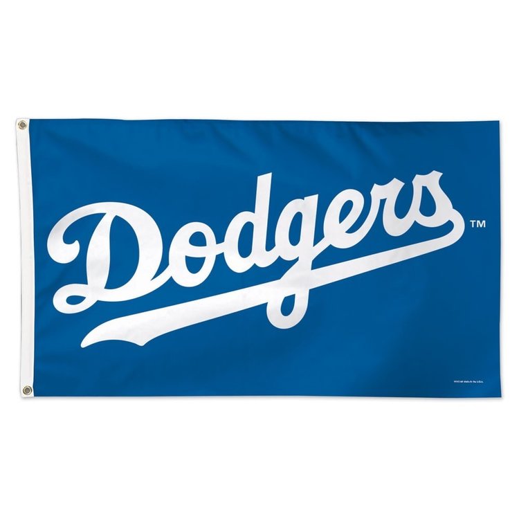 Wincraft MLB Los Angeles Dodgers Wordmark Deluxe 3'x5' Flag