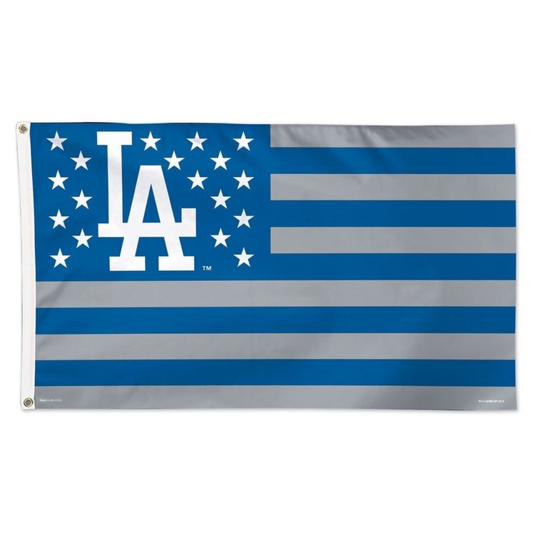 Wincraft MLB Los Angeles Dodgers Stars and Stripes MLB Deluxe 3'x5' Flag