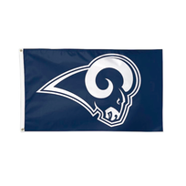 Wincraft NFL Los Angeles Rams Navy White Deluxe 3'x5' Flag