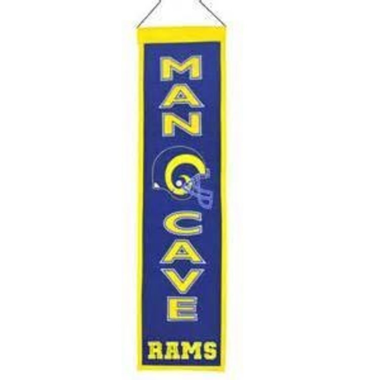 Winning Streak Sports NFL Los Angeles Rams Man Cave Banner