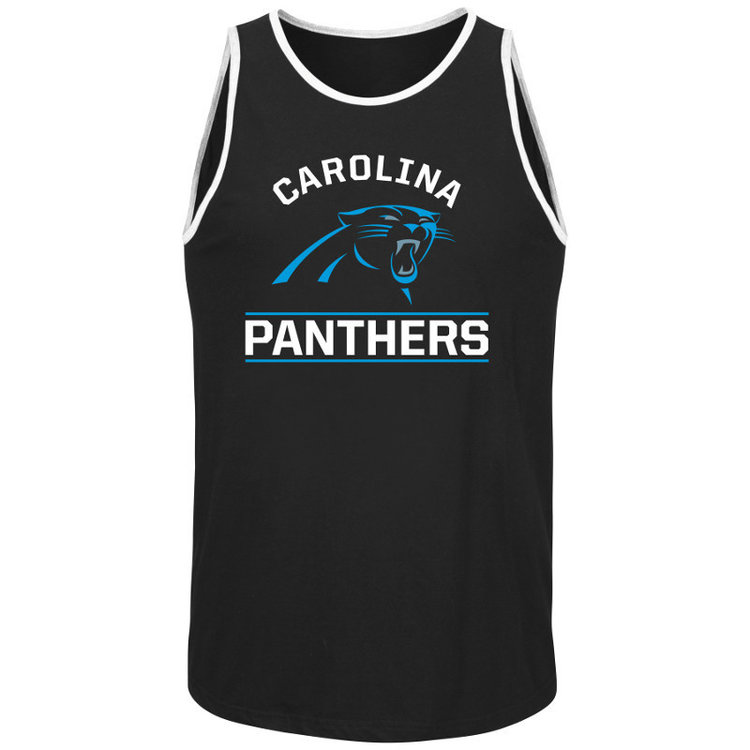 Majestic Carolina Panthers M Tank Go Far Black