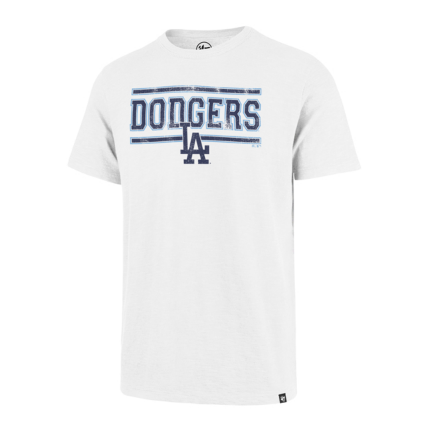 47 Brand Dodgers '47 White Wash Home Stand Scrum Tee