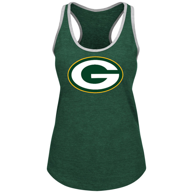 Majestic Green Bay Packers Women's Tank Tested Green