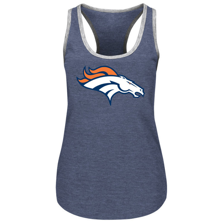 Majestic Denver Broncos W Tank Tested Blue