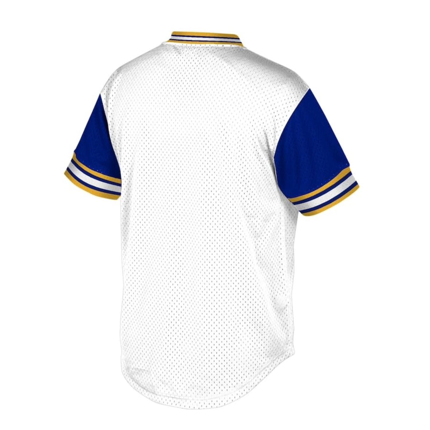 LA Rams Mitchell & Ness Top Prospect Mesh V-Neck White - The