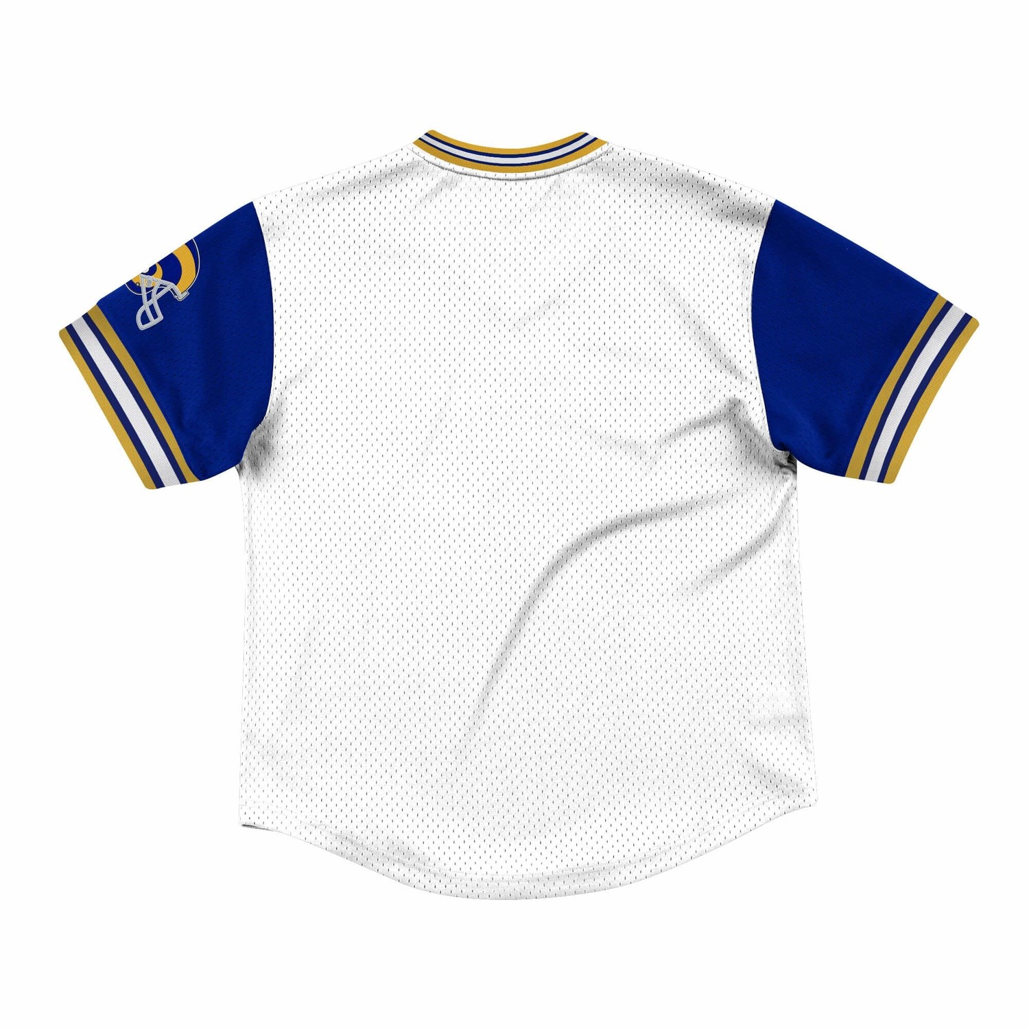 LA Rams Mitchell & Ness Top Prospect Mesh V-Neck Royal