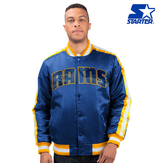 LOS ANGELES RAMS CLASSIC DK TRACK JACKET (ROYAL BLUE)