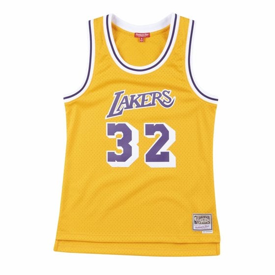 Adidas LA Lakers Men's Adidas 1979-1980 Magic Johnson #32 Swingman Jersey  Purple