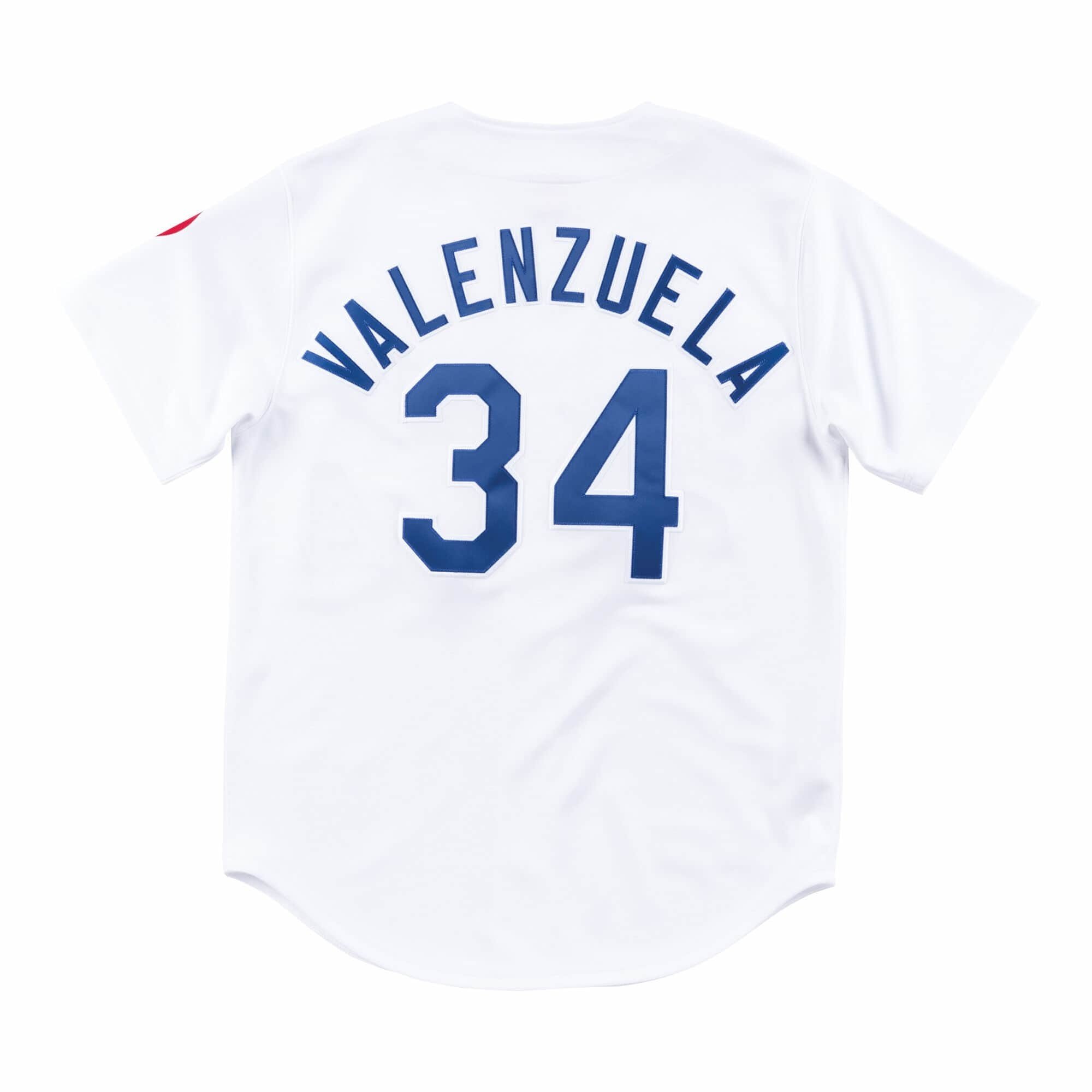 Fernando Valenzuela Los Angeles Dodgers 1981 Authentic Mitchell & Ness Gray Jersey