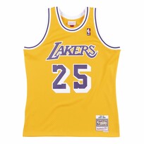 Mitchell and Ness LA Lakers Men's Mitchell & Ness 1994-95 Eddie Jones #25 Swingman Jersey Gold