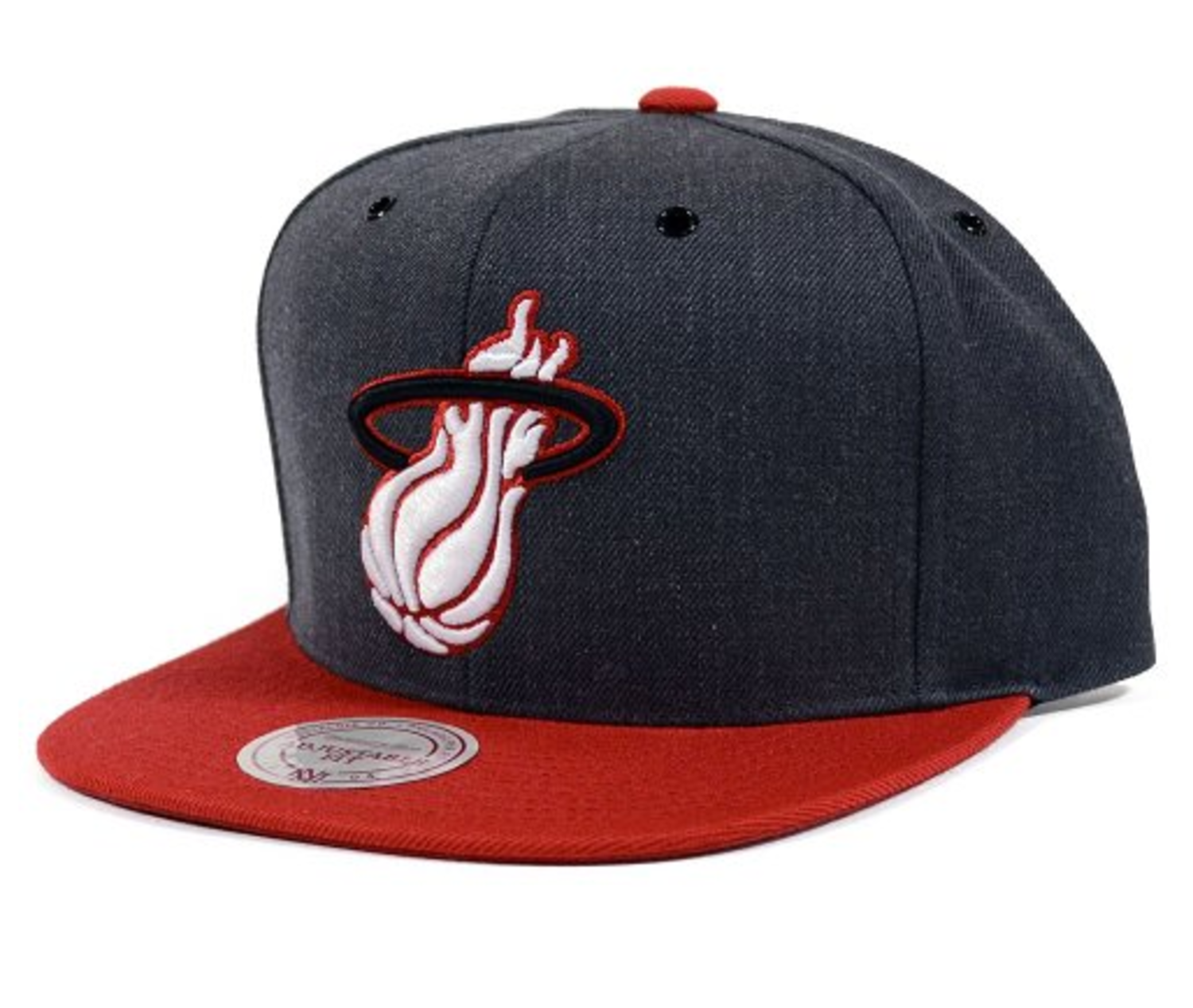 mitchell and ness miami heat hat