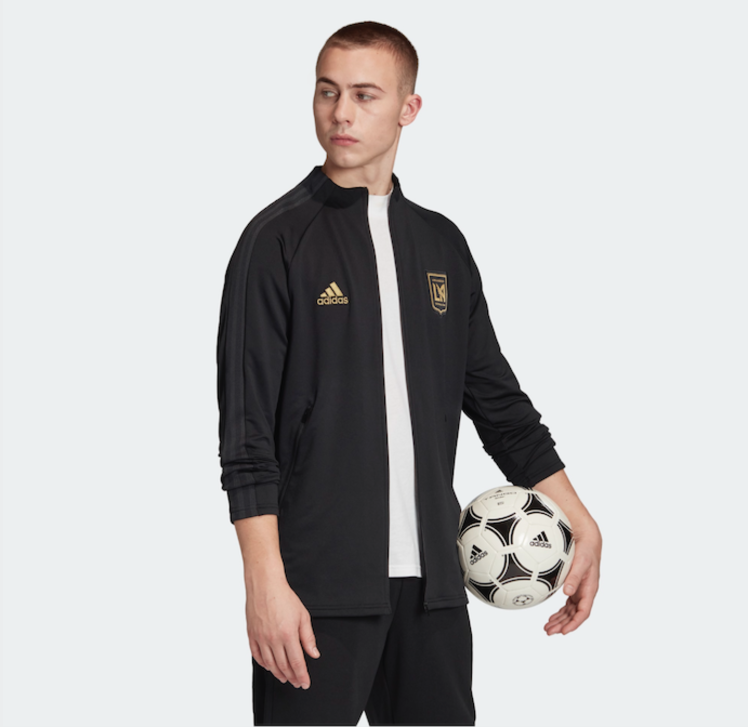 LAFC M adidas 20 Anthem Jacket - The Locker Room of Downey
