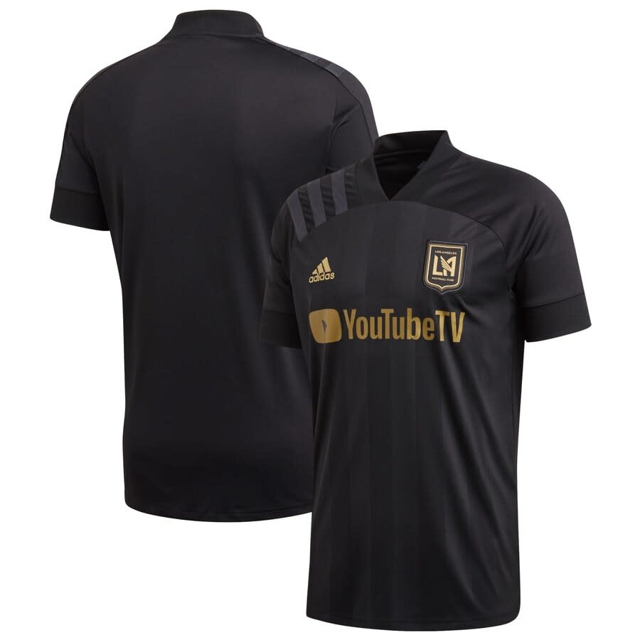 LAFC M 20 Black Replica L/S Jersey - The Locker Room of Downey