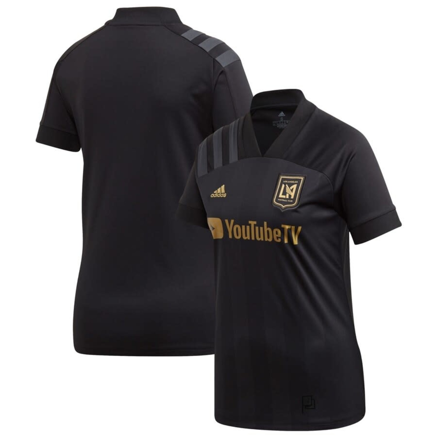 LAFC Adidas 20 Youth Replica Jersey Black - The Locker Room of Downey