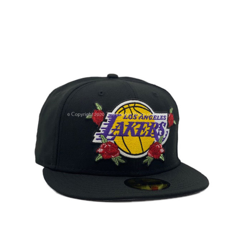 New Era Lakers C Black Team Roses