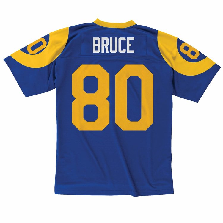 Mitchell and Ness LA Rams Men's Mitchell & Ness 1999 Isaac Bruce #80 Jersey Blue