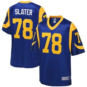 Starter LA Rams Throwback Men's Starter The O-Line Varsity Snap Button Down  Jacket