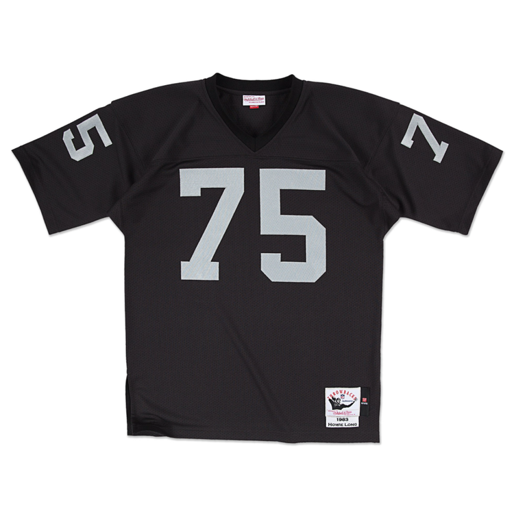 Mitchell and Ness LA Raiders Men's Mitchell & Ness Authentic 1983 Howie Long #75 Jersey Black