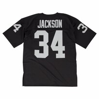 Mitchell and Ness LA Raiders Men's Mitchell & Ness Authentic 1990 Bo Jackson #34 Jersey Black