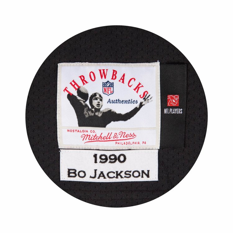 Mitchell and Ness LA Raiders Men's Mitchell & Ness Authentic 1990 Bo Jackson #34 Jersey Black